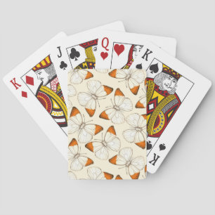Jeu De Cartes Motif d'aquarelle papillons