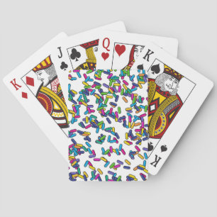 Jeu De Cartes Motif d'arrosage éparpillé