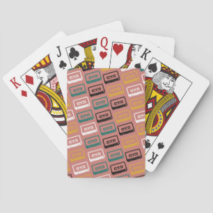 Jeu De Cartes Motif de bande de cassette