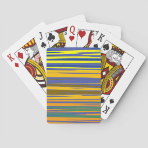 Jeu De Cartes Motif de bandes colorées