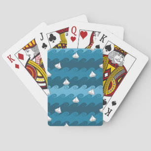 Jeu De Cartes Motif de bateaux à papier