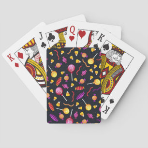Jeu De Cartes Motif de bonbons d'Halloween