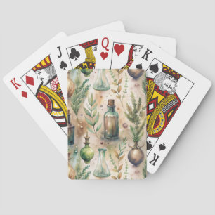 Jeu De Cartes Motif de bouteilles apothécaires vintages (3)