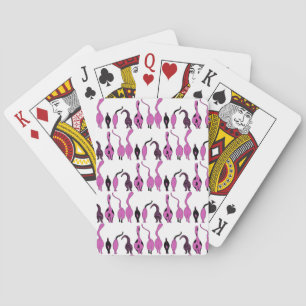 Jeu De Cartes Motif de boutons de chats violets