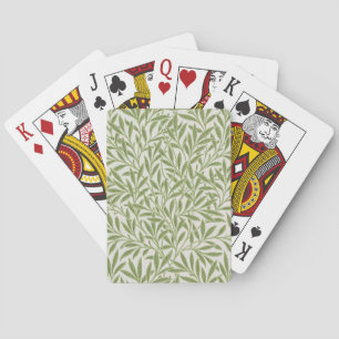 Jeu De Cartes Motif de branches feuillues vertes