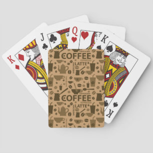 Jeu De Cartes Motif de café