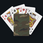Jeu De Cartes motif de camouflage militaire<br><div class="desc">uniforme militaire camouflage texture motif</div>