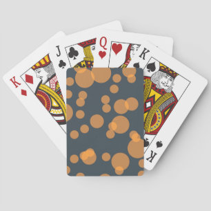 Jeu De Cartes Motif de cercle amusant et joyeux dans le concept