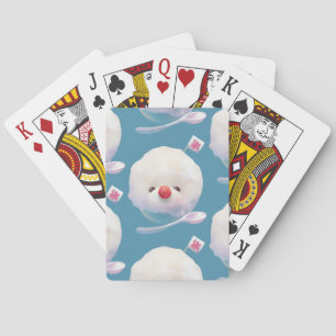 Jeu De Cartes Motif de chien de glace rasé mignon