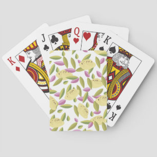 Jeu De Cartes Motif de citron de style vintage