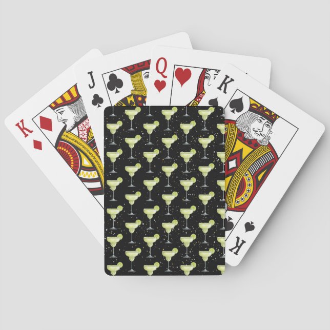 Jeu De Cartes Motif de cocktail Margarita (dos)