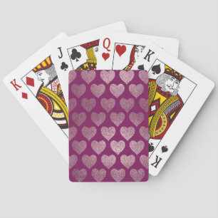 Jeu De Cartes Motif de coeur