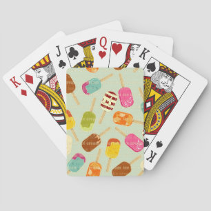 Jeu De Cartes Motif de crème glacée