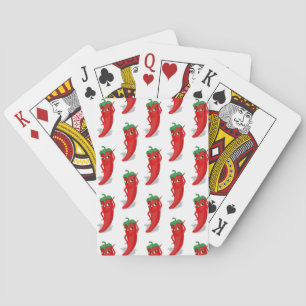 Jeu De Cartes Motif de dessin animé Red Pepper Diva