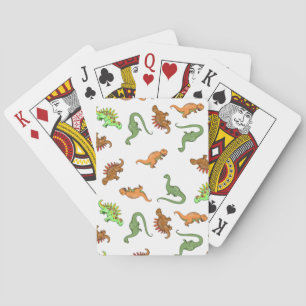 Jeu De Cartes Motif de dinosaure mignon