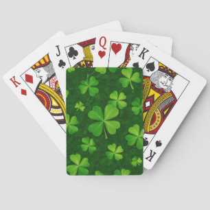 Jeu De Cartes Motif de fermeture à quatre feuilles