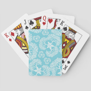 Jeu De Cartes Motif de fleurs