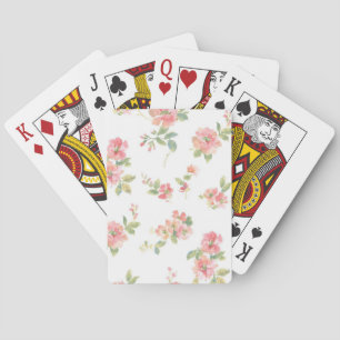 Jeu De Cartes Motif de fleurs