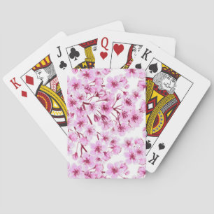 Jeu De Cartes Motif de fleurs de cerisiers