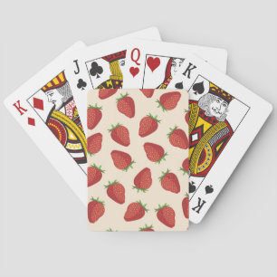 Jeu De Cartes Motif de fraises