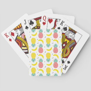 Jeu De Cartes Motif de fruits tropicaux colorés