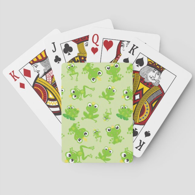 Jeu De Cartes Motif de grenouille, Grenouilles mignonnes, Grenou (dos)