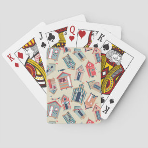 Jeu De Cartes Motif de hutte de plage