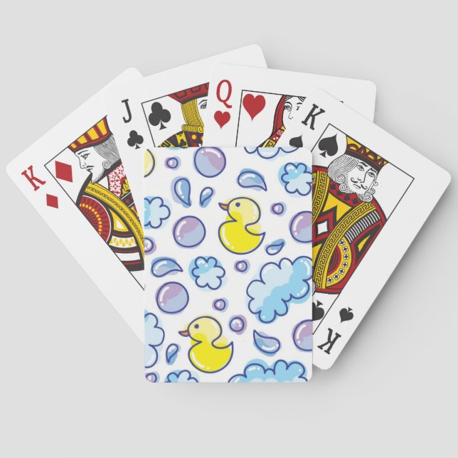 Jeu De Cartes motif de lavage (dos)