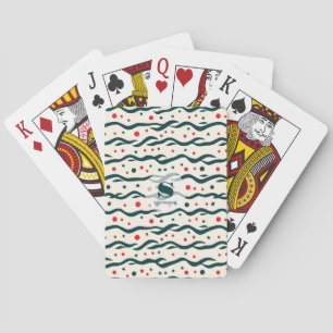 Jeu De Cartes Motif de lignes et de formes géométriques Abstrait