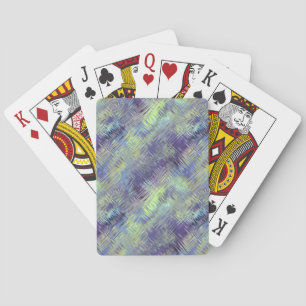 Jeu De Cartes Motif de liquide bleu tanzanite