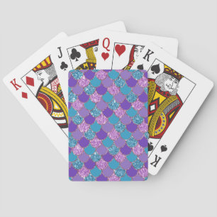 Jeu De Cartes Motif de lunettes de sirène colorées