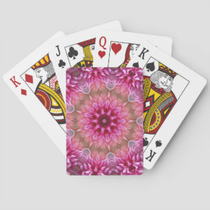 Jeu De Cartes Motif de Mandala Pink Kaleidoscope