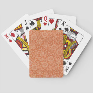 Jeu De Cartes Motif de Mauve de William Morris : Floral Terracot