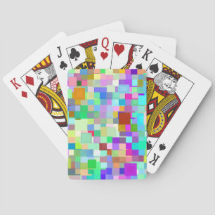 Jeu De Cartes Motif de mosaïque abstraite #5