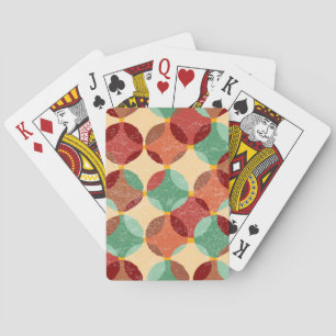 Jeu De Cartes Motif de mosaïque circulaire, illustration géométr