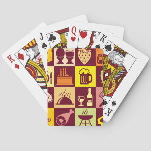 Jeu De Cartes Motif de nourriture
