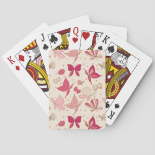 Jeu De Cartes motif de papillon 2