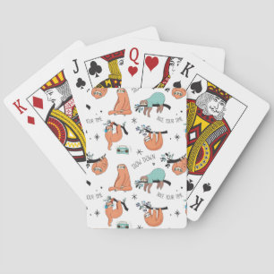 Jeu De Cartes Motif de paresseux mignon