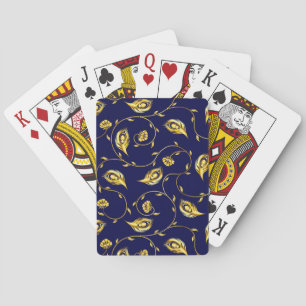 Jeu De Cartes Motif de Peacock Sari