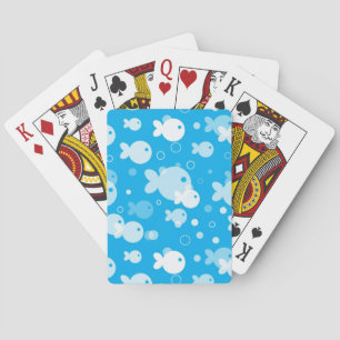 Jeu De Cartes motif de poisson