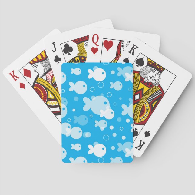 Jeu De Cartes motif de poissons (dos)