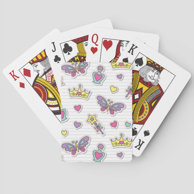Jeu De Cartes motif de princesse de ballet (dos)
