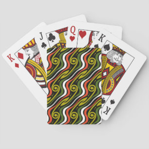 Jeu De Cartes motif de rayure