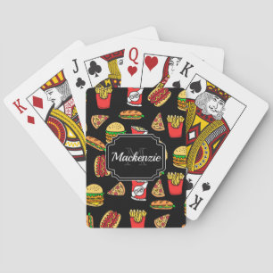 Jeu De Cartes Motif de restauration rapide