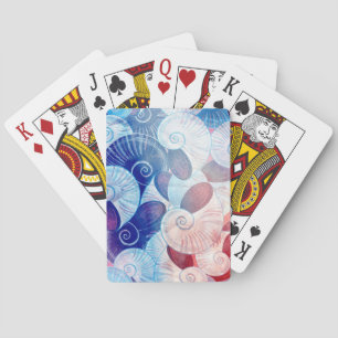 Jeu De Cartes Motif de scène de coquillages
