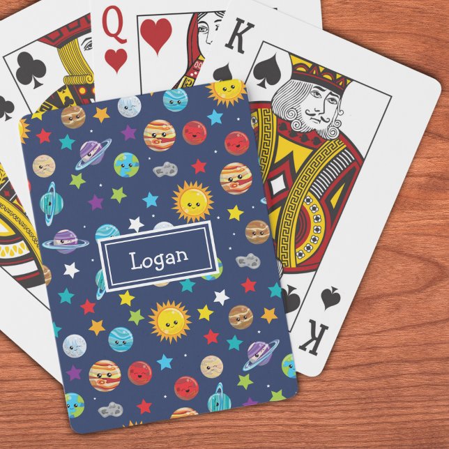 Jeu De Cartes Motif de système solaire pour enfants (Créateur téléchargé)