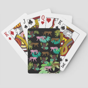 Jeu De Cartes Motif de tigres