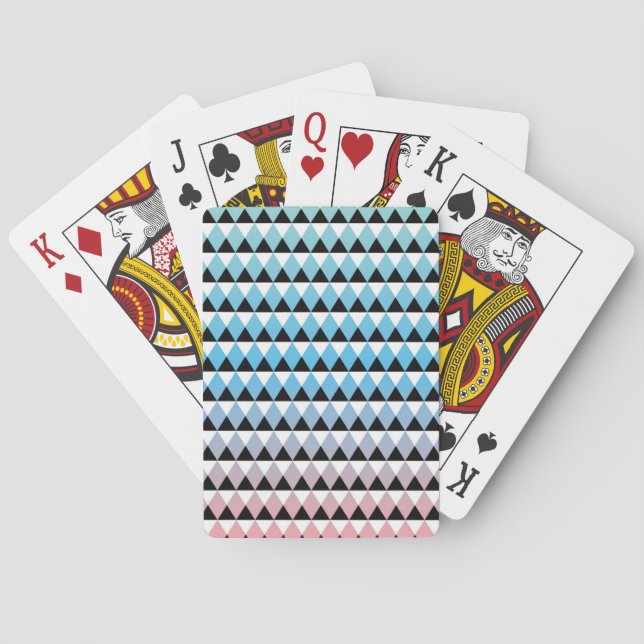 Jeu De Cartes Motif de Tribal Aztec Ombre (dos)