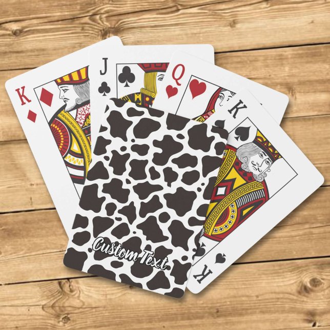 Jeu De Cartes Motif de vache Jouer des cartes (Créateur téléchargé)