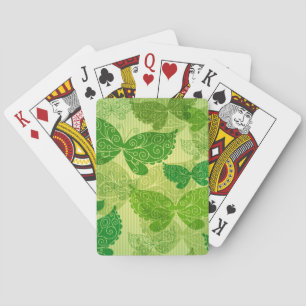 Jeu De Cartes Motif de vert de ressort